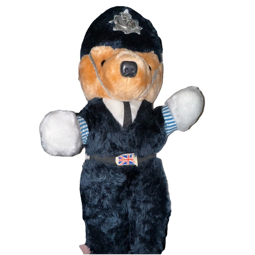 Vintage Sweet Dreams Teddy Bear Police Bobby Plush West Sussex England 16"